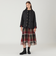 【一部店舗限定】クレストブリッジチェックキルティングショートコート
