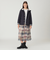 【一部店舗限定】クレストブリッジチェックキルティングショートコート