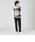 【一部店舗限定】パネルテクスチャークレストブリッジチェックニット