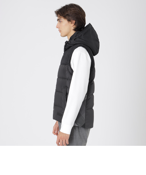 一部店舗限定】パーシャルチェックダウンベスト｜ブルーレーベル