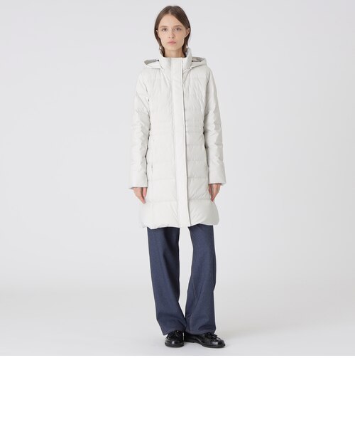 一部店舗限定】タフタロングダウンコート｜ブルーレーベルブラック
