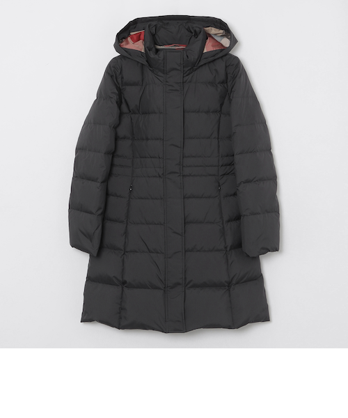 一部店舗限定】タフタロングダウンコート｜ブルーレーベルブラック