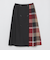 【一部店舗限定】サイロスパンツイルパーシャルチェックスカート