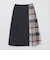 【一部店舗限定】サイロスパンツイルパーシャルチェックスカート