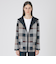 クレストブリッジチェックリバーシブルダンボールミディ丈コーディガン