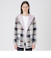 クレストブリッジチェックリバーシブルダンボールミディ丈コーディガン