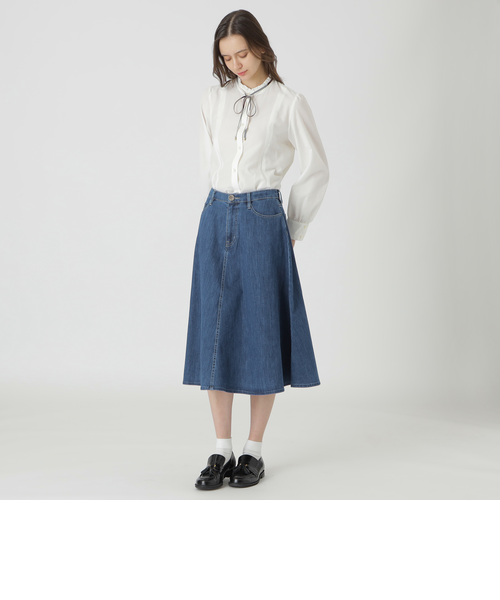 BLUE LABEL DENIM】フレアスカート｜ブルーレーベルブラックレーベル