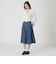 【BLUE LABEL DENIM】フレアスカート