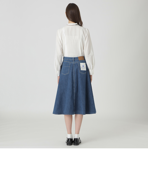 BLUE LABEL DENIM】フレアスカート｜ブルーレーベルブラックレーベル