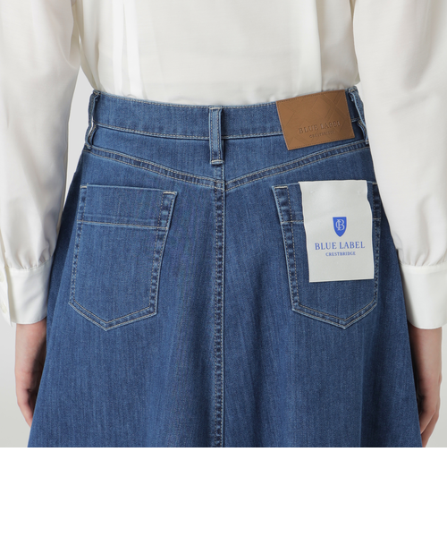 BLUE LABEL DENIM】フレアスカート｜ブルーレーベルブラックレーベル