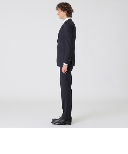 トーナルブルーストライプネイビースーツ｜ブルーレーベルブラック