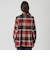 クレストブリッジチェックライトクロッシングツイルフレアブラウス
