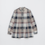 クレストブリッジチェックライトクロッシングツイルフレアブラウス