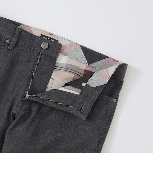 ダブルフェイスクレストブリッジチェックデニム｜ブルーレーベル