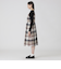 クレストブリッジチェックライトクロッシングツイルキャミソールドレス