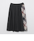 シャルマンストレッチツイルフロントプリーツスカート