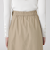 シャルマンストレッチツイルフロントプリーツスカート