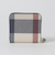 クレストブリッジチェックPVC二つ折り財布