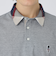 パーシャルチェックポロシャツ