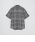 シャドーチェックカラミハーフスリーブシャツ