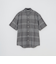 シャドーチェックカラミハーフスリーブシャツ