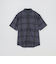 シャドーチェックカラミハーフスリーブシャツ