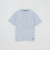 フェードカラーパネルシャドーチェックTシャツ