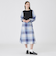 クレストブリッジチェックラップ風スカート