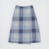 クレストブリッジチェックラップ風スカート