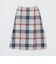 クレストブリッジチェックラップ風スカート