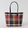 クレストブリッジチェックPVCトート