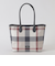クレストブリッジチェックPVCトート
