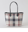 クレストブリッジチェックPVCトート