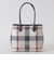 クレストブリッジチェックPVCトート