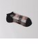 クレストブリッジチェックショートソックス