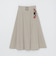 ポリレーヨンブロードトレンチスカート
