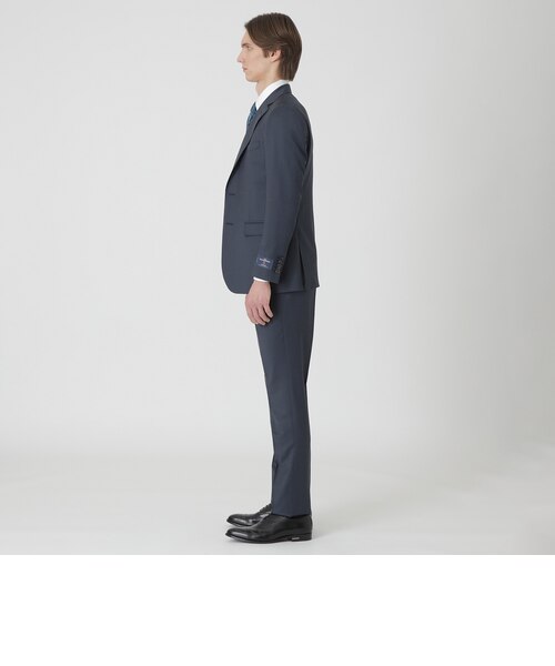 一部店舗限定】Zegna TRAVELLER ネイビーピンヘッドスリーピーススーツ