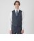 【一部店舗限定】Zegna TRAVELLER ネイビーピンヘッドスリーピーススーツ