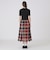クレストブリッジチェックシアーボイルコンビドレス