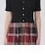 クレストブリッジチェックシアーボイルコンビドレス