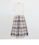 クレストブリッジチェックシアーボイルコンビドレス