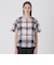 クレストブリッジチェックシアーボイルフリルスリーブブラウス