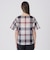 クレストブリッジチェックシアーボイルフリルスリーブブラウス