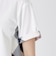 プレーティング天竺サイドチェックTシャツ
