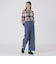 【一部店舗限定】スラブシャンブレーワイドパンツ