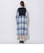 【WEB限定】クレストブリッジチェックニットコンビドレス