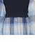 【WEB限定】クレストブリッジチェックニットコンビドレス