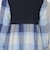 【WEB限定】クレストブリッジチェックニットコンビドレス