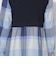 【WEB限定】クレストブリッジチェックニットコンビドレス
