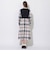 【WEB限定】クレストブリッジチェックニットコンビドレス